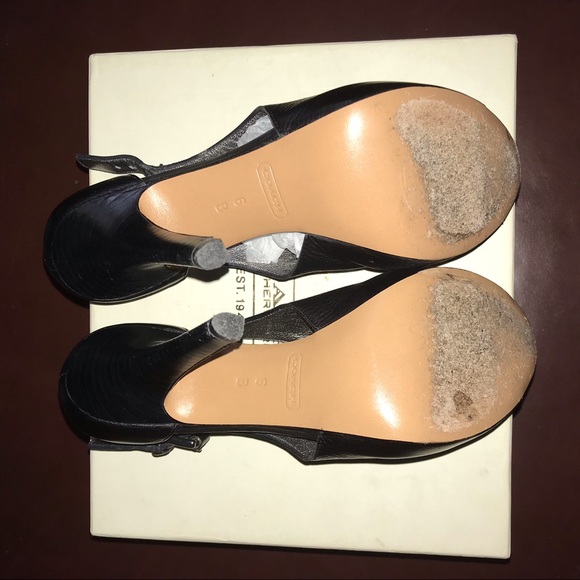 Coach Peep Toe Platform Heels - Picture 5 of 10